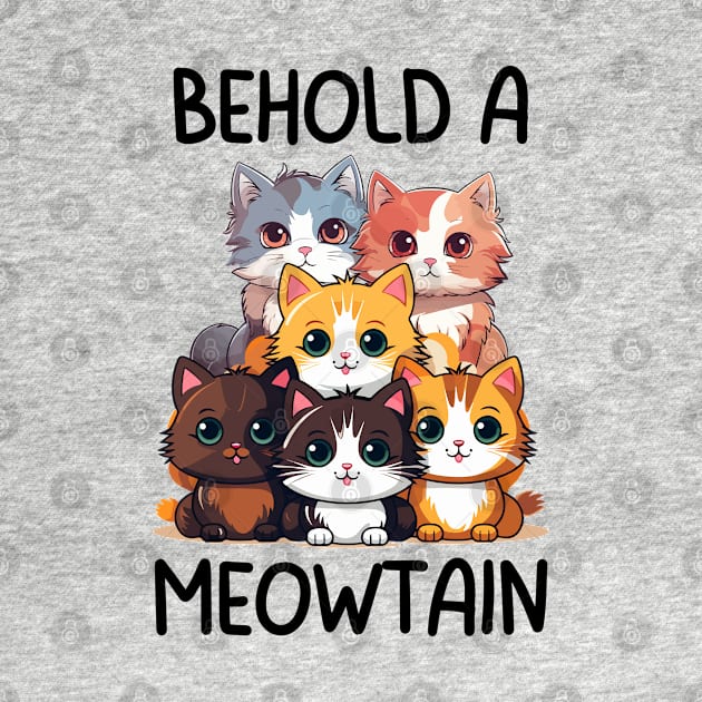 Cute Adorable Cats Behold a Meowtain by Art-Jiyuu